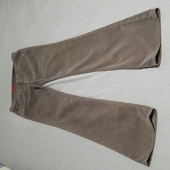 AG The Angel Boot Cut Corduroy Pants Olive - Picture 2 of 16